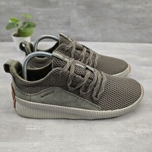 SOREL Out N About Plus Sage Waterproof Lace Up Knit Sneaker Women’s Size 7.5